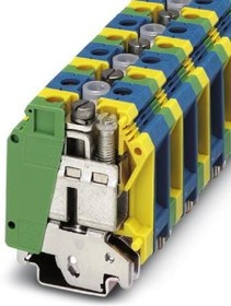 3008067, DIN Rail Terminal Blocks UK 35-1-PE/N