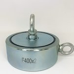 "Поисковый двухсторонний магнит F400x2 ТИТАН (400 кг)" F400*2 ТИТАН