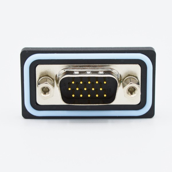 HDF-S15-103L011, D-Sub High Density Connectors 15 pin solder cup M flash 4-40 int thrd HDF-S15-103L011, D-Sub High Density Connectors 15 pin solder cup M flash 4-40 int thrd