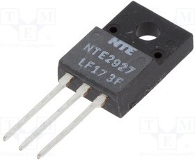 NTE2927, Транзистор: N-MOSFET, полевой, 600В, 10А, Idm: 40А, 45Вт, TO220F
