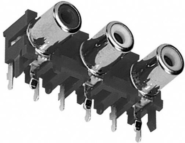 PJRAN3X1U03X, CONNECTOR, 3 POS RA PH JK R-G-B 09N0909