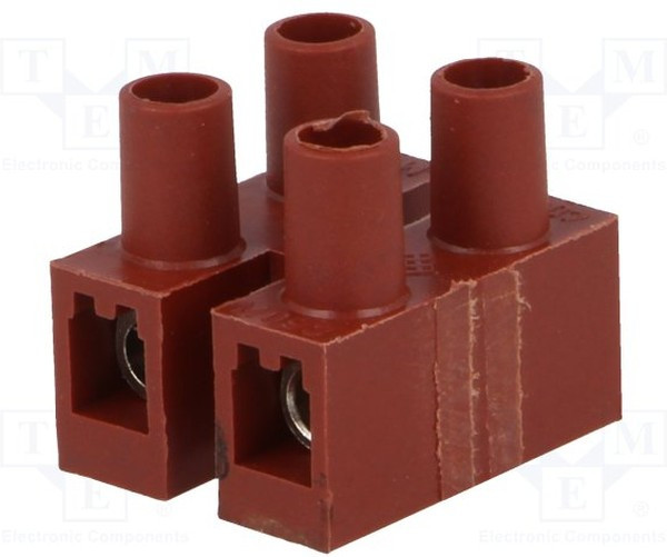 BM 93FS2, Клеммник, зажим под винт, 4мм2, 400В, Кол-во полюс: 2, клеммы: 4