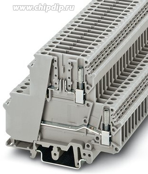 3007042, UKK 5-TG Series Grey Feed Through Terminal Block, Double-Level, Screw Termination 3007042, UKK 5-TG Series Grey Feed Through Terminal Block, Double-Level, Screw Termination