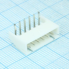 DS1069-6MRW6SA, (XH 06MR 2.5mm), вилка в плату DS1069-6MRW6SA, (XH 06MR 2.5mm), вилка в плату
