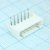 DS1069-6MRW6SA, (XH 06MR 2.5mm), вилка в плату