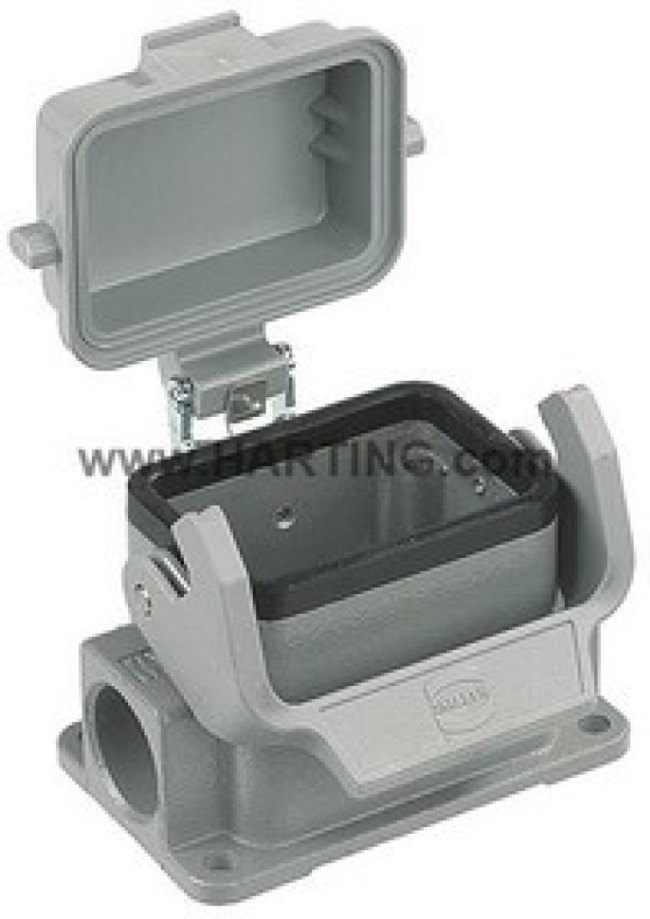 19300162296, Han B Heavy Duty Power Connector Housing, M25 x 2 Thread