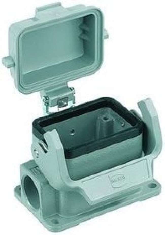 19300162296, Han B Heavy Duty Power Connector Housing, M25 x 2 Thread