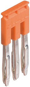 Перемычка JB5-3 для клемм ZS4(ZK2.5)/5,2 на 3 полюса, 32А, оранж.