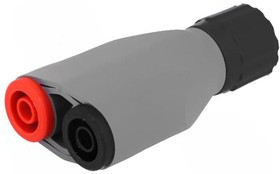 PJ7043, Адаптер, 3А, изолированный, банан 4мм гнездо x2, гнездо BNC