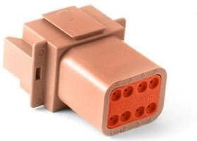 AT04-08PD, Automotive Connectors AT Series Receptacle 8 Way Key D