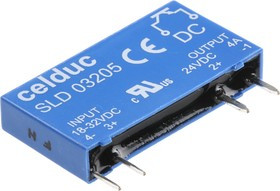 SLD03205, SP-ST-SL Series Solid State Relay, 4 A Load, PCB Mount, 32 V Load, 32 V Control