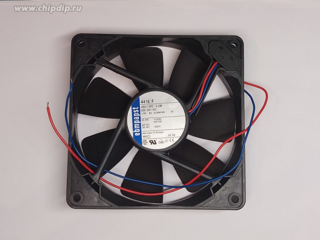 Вентилятор Ebmpapst 4418F 120x120x25 48V 5.5W 2pin