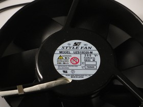 Вентилятор Style Fan UZS15D20-M 200v круг с ушами 170x150x38 171x150x38 2pin весь железный 35W