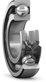 6307-Z Single Row Deep Groove Ball Bearing- One Side Shielded 35mm I.D, 80mm O.D