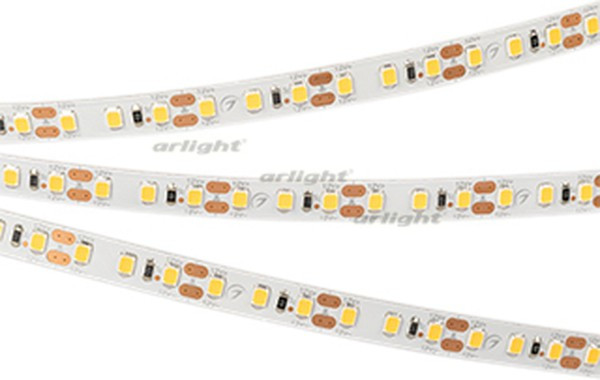 Arlight Светодиодная лента RT-A120-8mm 12V Day4000 (9.6 W/m, IP20, 2835, 5m) (Открытый)