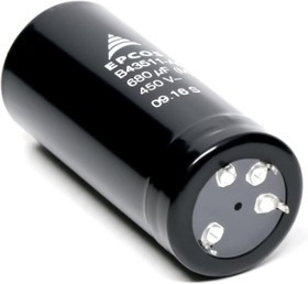 ECAP (К50-35), 680 мкФ, 400 В, 85°C, 35х60, SNAP IN, B43513A9687M000, Конденсатор электролитический