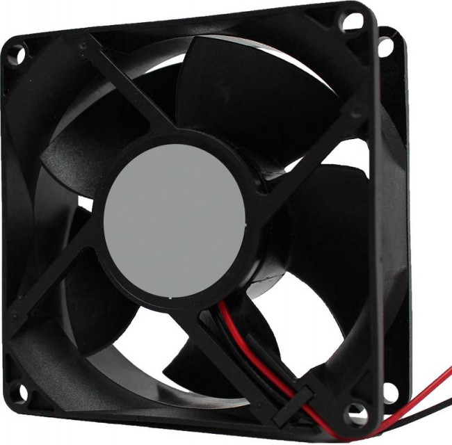 OD8032-48HBIP68, DC Fans DC Axial Fan, 80x80x32mm, 48VDC, 77CFM, 7.8W, 0.16A, 50dBA, Ball, Wire, IP68