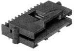 5-104074-1, Board to Board &amp; Mezzanine Connectors 10 POS HDR R/A SINGLE ROW