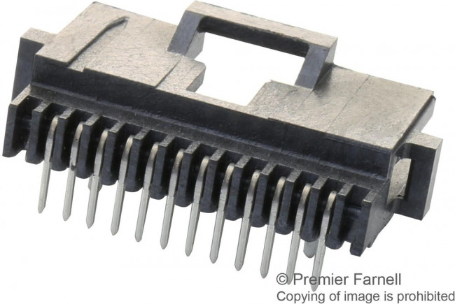 5-104074-1, Board to Board &amp; Mezzanine Connectors 10 POS HDR R/A SINGLE ROW