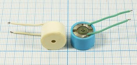 Зуммер магнитоэлектрический без генератора, 14x10, напряжение 5В, сопротивление 35 Ом, частота 2.8 к