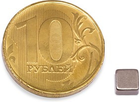 Неодимовый магнит прямоугольник 5х5х3 мм Неодимовый магнит прямоугольник 5х5х3 мм