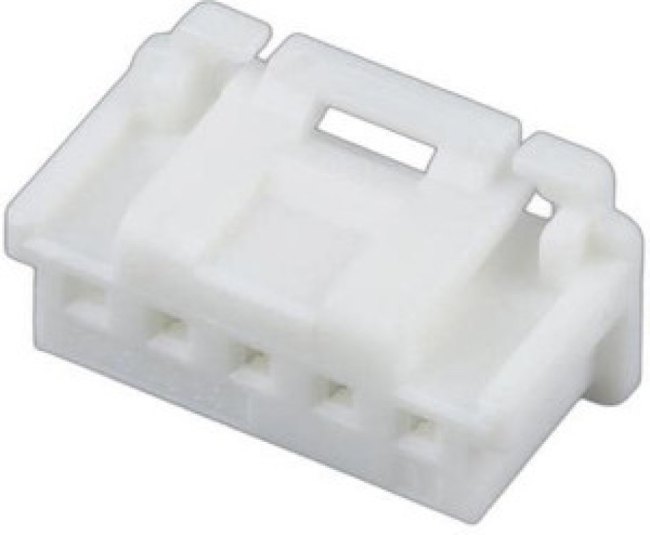 5023510500, Conn Housing RCP 5 POS 2mm Crimp ST Cable Mount DuraClik™ Automotive Bag