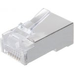 TWT-PL45/S-8P8C, Коннектор RJ-45 8P8C FTP Кат. 5e экранированный, универсальный, 100 шт. в упак. PL4 TWT-PL45/S-8P8C, Коннектор RJ-45 8P8C FTP Кат. 5e экранированный, универсальный, 100 шт. в упак. PL4