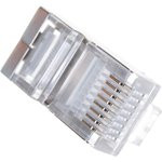 TWT-PL45/S-8P8C, Коннектор RJ-45 8P8C FTP Кат. 5e экранированный, универсальный, 100 шт. в упак. PL4 TWT-PL45/S-8P8C, Коннектор RJ-45 8P8C FTP Кат. 5e экранированный, универсальный, 100 шт. в упак. PL4