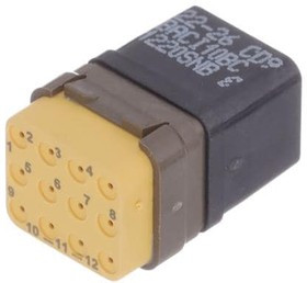 BACI10BC1220SNB, Rectangular MIL Spec Connectors DMC INS S 12C 12#20 N LC