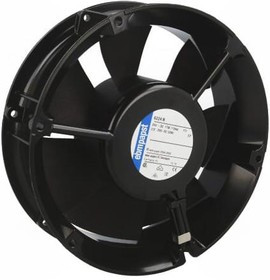 6224N, 6200 N Series Axial Fan, 24 V dc, DC Operation, 410m³/h, 17W, IP20, 172 x 51mm