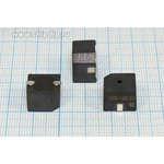 Излучатель звука магнитоэлектрический с генератором 5В, SMD 13x13мм и непрерывный звук 2.3кГц; SMD з