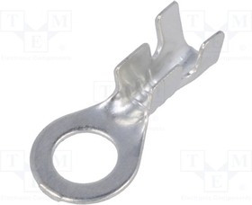 ST-089/255, Наконечник: кольцевой, M5, 1,5-2,5мм2, обжим, на провод, луженые