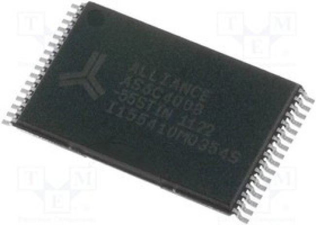 AS6C4008-55STIN, IC: память SRAM; 512Кx8бит; 2,7?5В; 55нс; STSOP32; параллельный