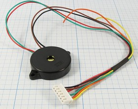 Излучатель звука пьезоэлектрический без генератора 35x 9m46, 1~30В, 1,0 кГц, 2L290+XH-6P, KPR-3510C,