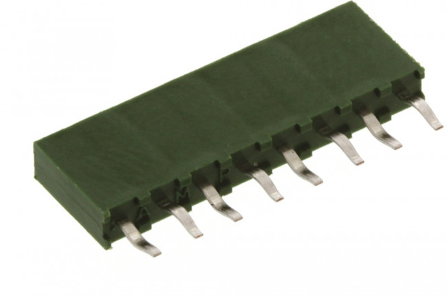 215297-8, PCB Receptacle, вертикальный, Board-to-Board, 2.54 мм, 1 ряд(-ов), 8 контакт(-ов)