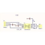 SN65HVD230 CAN Board, Плата для подключения микроконтроллеров к CAN сети, 3.3В, ESD защита SN65HVD230 CAN Board, Плата для подключения микроконтроллеров к CAN сети, 3.3В, ESD защита