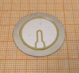 Пьезоэлектрическая диафрагма 27x0,55мм c обратной связью; обрсв пб 27x0,55\\E\ 5,6\3C\FT-27M-5,6B1\K