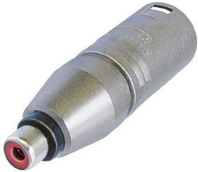 NA2MPMF-UW, XLR Connectors 3P MALE XLR/RCA JACK UNWIRED