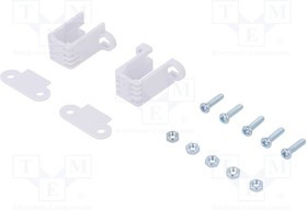 POLOLU-2681, Крепление, белый, Кол-во шт: 2, Мат.крепления: пластик, 19мм