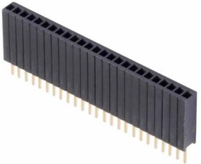 M52-5010845, Headers &amp; Wire Housings Vert Socket, 8.5mm SIL,8P,Sngle Rw,Gold