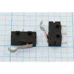 Микропереключатель, размер 20x 7 x10, 3А, переключение ON-(ON), размер концевика L12, MSW-14B