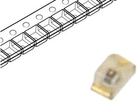 KPHHS-1005SURCK, Светодиод, низкой мощности, Красный, SMD (Поверхностный Монтаж), 1005, 20 мА, 1.95 В, 630 нм