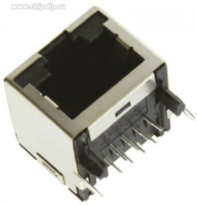 1-406541-5, Гнездо, RJ45, PIN: 8, Конф: 8p8c, на PCB, THT 1-406541-5, Гнездо, RJ45, PIN: 8, Конф: 8p8c, на PCB, THT