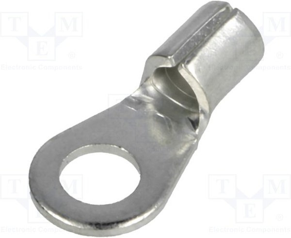 BM 01325, Наконечник: кольцевой, M5, 4-6мм2, обжим, на провод, луженые, медь