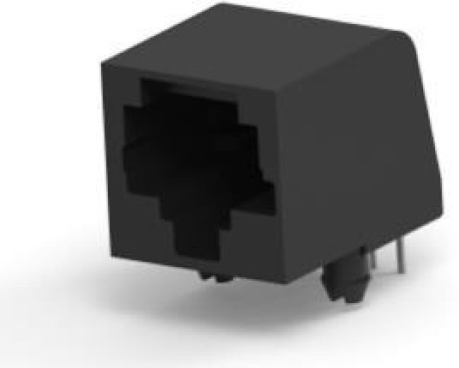 5554517-1, Modular Connectors / Ethernet Connectors 8 PCB RIGHT ANGLE