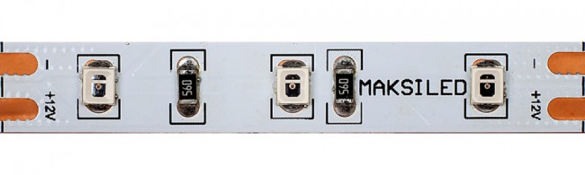 Светодиодная лента 5м, 12В, 14,4Вт/м, 60д/м, ip20, 170Лм/м, синий, 8мм, ML-R60-2835-B-HP-S