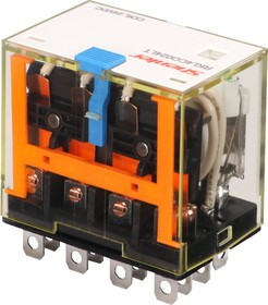 Реле RKL4CO220LTD1, 4CO, 10A(250VAC/30VDC), 220VDC, мех. индикация, тест-кнопка с блокировкой, диод +A1/-A2, LED Реле RKL4CO220LTD1, 4CO, 10A(250VAC/30VDC), 220VDC, мех. индикация, тест-кнопка с блокировкой, диод +A1/-A2, LED