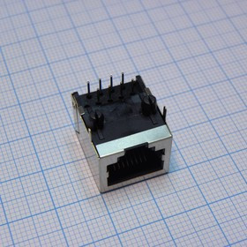 Разъём на плату L-KLS12-117- 10P8C-1X1-W-1-01 / TJ16S-8P8C