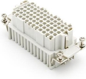 93601-0113, Heavy Duty Power Connectors 72P+ PE F INSERT 10A CRP TERM 7172.4052.0