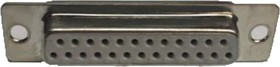 25 Way Panel Mount D-sub Connector Plug, 2.77mm Pitch